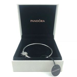 Authentic Pandora Firework Clasp Bangle Bracelet